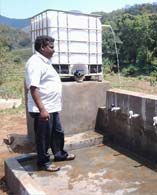 Village Water Supply using Hydram unit at Sesharayi Village